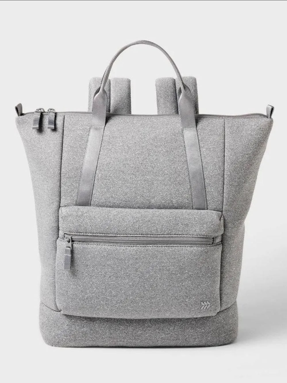 Light Gray Everyday Tote Backpack